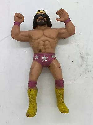 LJN Macho Man 8” Rubber Wrestling Figure • $9.99