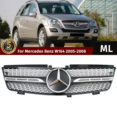 Grill For 2005-2008 Mercedes Benz W164 ML350 ML320 ML63 AMG Front Grille W/Star • $79.99