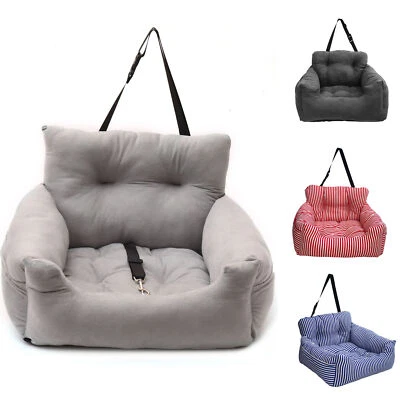 £31.09 • Buy Dog Cat Travel Carrier Soft Safety Bag Pet Car Booster Seat Fluffy Puppy