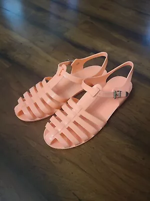 Vintage Jelly Sandals Size 11 Womens Coral Color  • $22.22