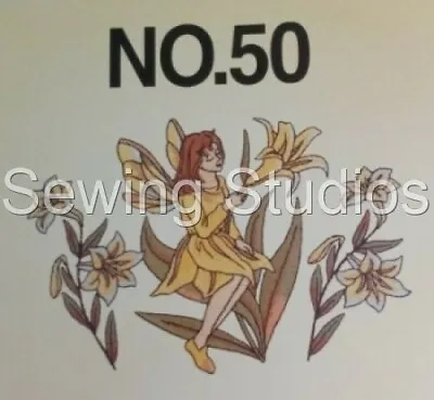 £9 • Buy Brother #50 - Fairy & Floral Designs - Machine Embroidery Designs On Cd Or Usb