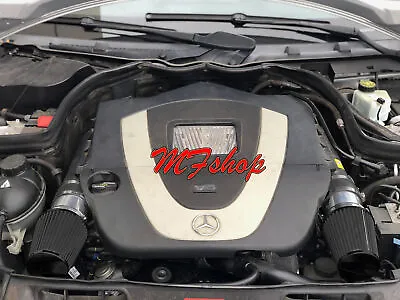 All Black For 2008-2012 Mercedes Benz C300 3.0L V6 Air Intake Kit • $46.75