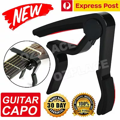 $4.45 • Buy Premium Alloy Guitar Capo Quick Change Trigger Clamp For Banjo Ukulele Mandolin