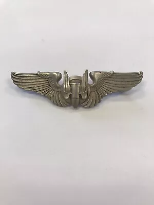 Vintage WW2 US Air Force Bomber Aerial Gunner Wings Badge Sterling Silver 3  • $94.95