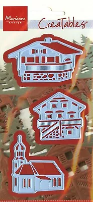 Cabin & Church Village Die Cutting Dies Marianne Design Creatables LR0443 New • $16.63