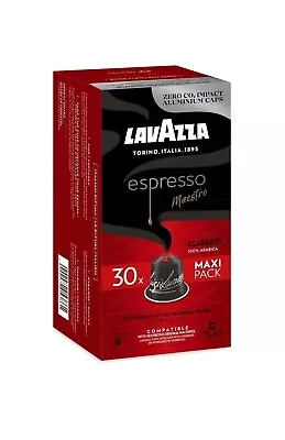 Lavazza Espresso Maestro Classico 30 Aluminium Coffee Capsules • $19.25