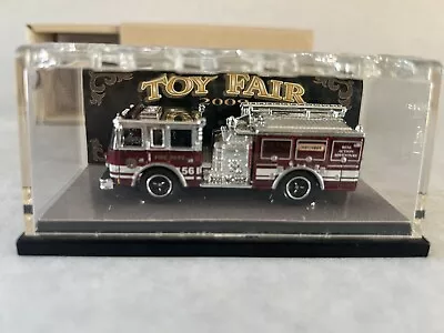 Matchbox 2009 TOY FAIR Exclusive PIERCE DASH FIRE TRUCK ENGINE • $120