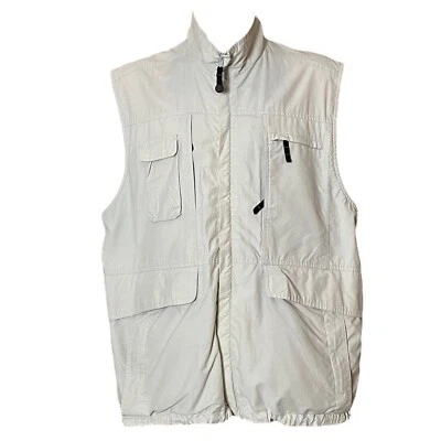 Vintage Regatta Gilet Sleeveless Full Zip Fishing Hunting Vest Jacket Men’s XL • £19.99