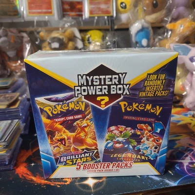 $45 • Buy Pokemon TCG Mystery Power Box 2023 (1 Box = 5 Packs) NEW 1:10 Seeded Chase Pack