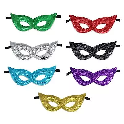 Mardi Gras Masquerade Eye Mask Half Cover Costumes Accessory Fancy Dress Eyemask • £3.43
