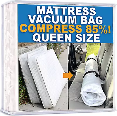 Mattress Vacuum Bag Sealable Bag For Memory Foam Or Inner Spring Mattresses Co • $27.63