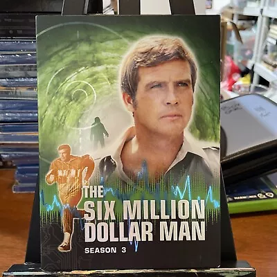 The Six Million Dollar Man: Season 3 (DVD 2013 6-Disc Box Set) Slip Sleeve • $10.38