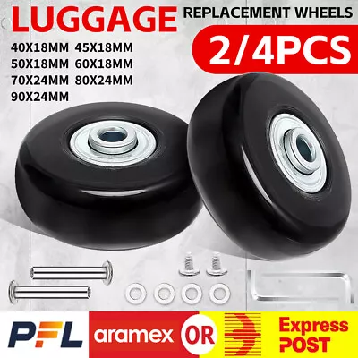 Luggage Suitcase Wheels Axles Repair Kit Replacement Travel Dia.40mm~90mm • $14.50