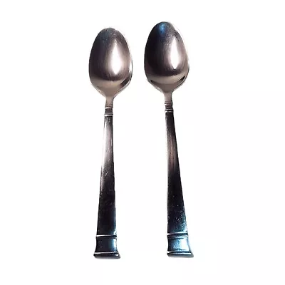 Heritage Mint BENTLEY Stainless 18/10 Flatware 2 Spoons Replacement • $15