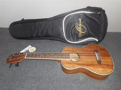 NEW Oscar Schmidt OU5K Concert Koa Ukulele & Deluxe Gig Bag • $184.22