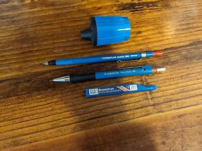 Staedtler Mars Lot Of 4 Mechanical Drafting Pencils Rotary Action Lead Pointer • $22