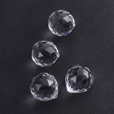  12pcs DIY Clear Crystal Chandelier Glass Crystal Pendants Beads Prisms Pendants • £16.19