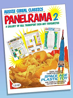 Aussie Cereal Toy Classics PANELRAMA 2 COLOUR R&L TRANSPORT PANELS 60 Pg RETRO • $21