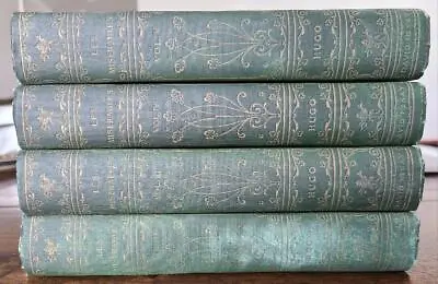 Les Miserables 4 Volumes Victor Hugo Illustrated David Mckay 1888 Gilded • $79.99