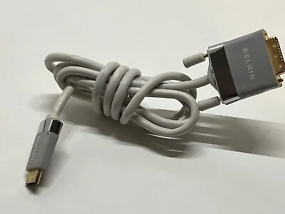 BELKIN HDMI-DVI Video Cable 6ft. 24K Gold Connector For Apple MacBook 2009 • $7.99