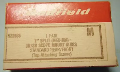 Vintage Redfield 1 Inch Scope Rings Top Screw Twist In .275 • $45
