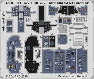 Eduard 1/48 Tornado GR.4 Cockpit+Detail (Revell) 49757 • $15.74