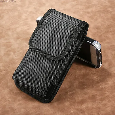 Universal Belt Hook Pouch Bag Nylon For Mobile Cell Phone Case Cover Holster • $8.99