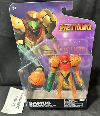 Metroid Prime 2 • SAMUS Aran • 5  Action Figure With Morph Ball Accessory Toy • $39.98