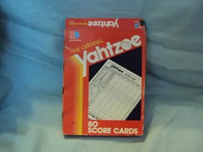 VINTAGE YAHTZEE SCORE PADS - 72 Original And 17 Photocopies From WOOLWORTH 1989 • $5.45