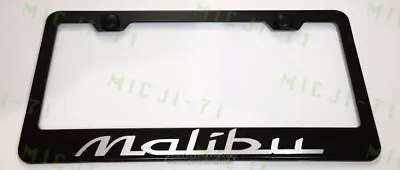 Malibu Stainless Steel License Plate Frame Holder Rust Free • $10.95