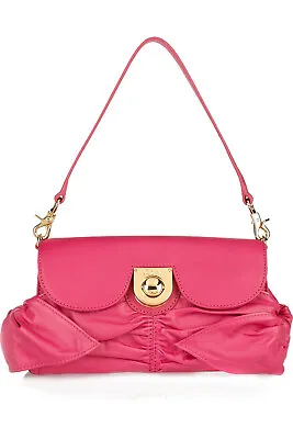 AS NEW 'Z Spoke' Zac Posen Pink Leather Handbag • $97.15