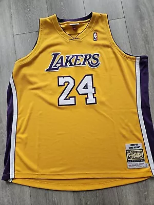 Mitchell Ness M&N Authentic Kobe Bryant Los Angeles Lakers Jersey 56 3xl 08-09 • $198.88