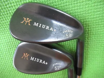 Miura Genuine Forged Black 52 58 Wedge Set • $299.99