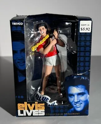 Elvis Presley Blue Hawaii Collectible Holiday Ornament By Trevco 2005  • $12