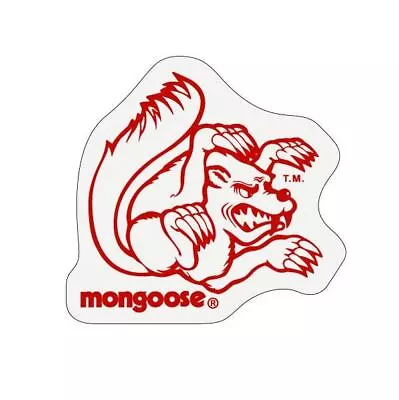 Mongoose - Helmet Side Decals (pair) - Red • $19.95