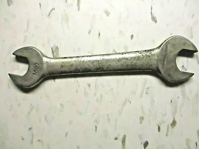 1027 Chrome Molybdenum Open End SAE Wrench 19/32  11/16  Plain Stubby Vintage • $9.90