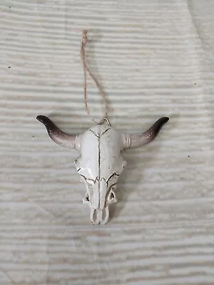 New Cow Skull CHRISTMAS Tree ORNAMENT Western Country Ranch Rodeo Longhorn Steer • $9.99