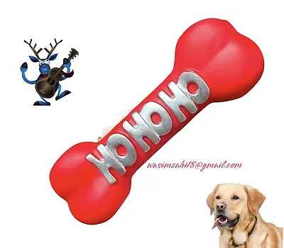 £5.25 • Buy Dog Christmas Gift Merry Christmas Squeaky Bone Plush Play Toy Xmas Present