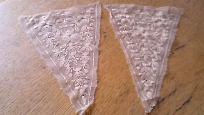 Unused Antique Cotton Net Lace Collar / Inserts • £12