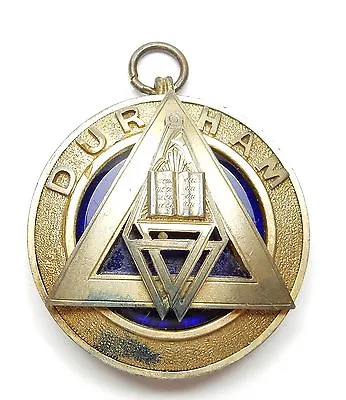 Masonic Pendant Sterling Silver Durham 1933 Hallmarked • £78.46