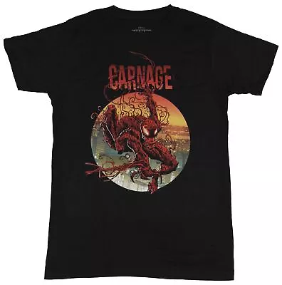 Carnage (Marvel Comics) Mens T-Shirt - Swinging 300 Style Circle Image • $12.98