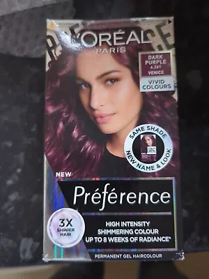 L'OREAL Hair Colourants Preference Vivids Dark Purple 4.26 • £8