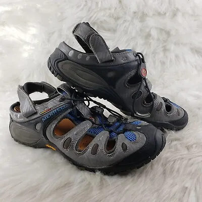 MERRELL Continuum Gray Blue Waterproof Sandals Mens Size US 10 EUR 43.5 • $29.99