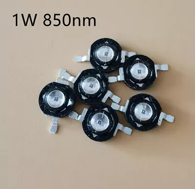 10pcs 1W IR 850nm Infrared Led Light Emitting Diodes For Night Vision Cameras • $3.22