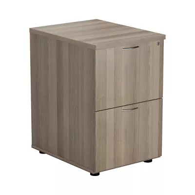 Jemini Essentials 2 Drawer Filing Cabinet 464x600x710mm Grey Oak KF81090 • £249.15