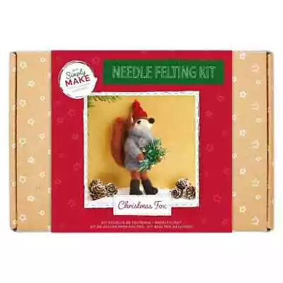 Simply Make Needle Felting Kit - Christmas Fox • £5