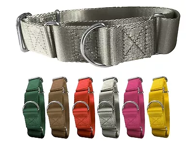 K-9 Beltz Martingale Nylon Dog Collar 1.5  3.8CM Wide Adjustable S M L XL • $15.99