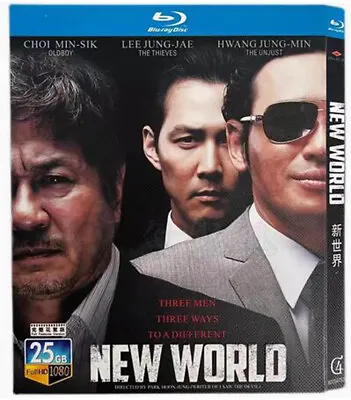 2013 Korean MOVIE New World Blu-Ray Free Region Chinese/English Sub Boxed • $14.75