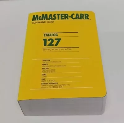 McMaster Carr Catalog 127 Cleveland Ohio • $30