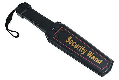 Portable Hand Held Airport Club Concert Security Inspection Wand Metal Detector • £28.99